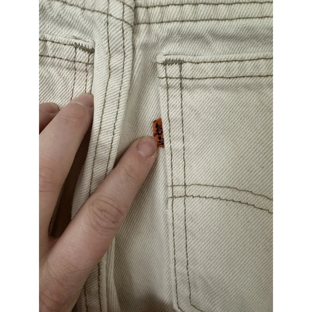VTG Levis 550 W30x32‎ Off White Made In USA 1992 Vintage